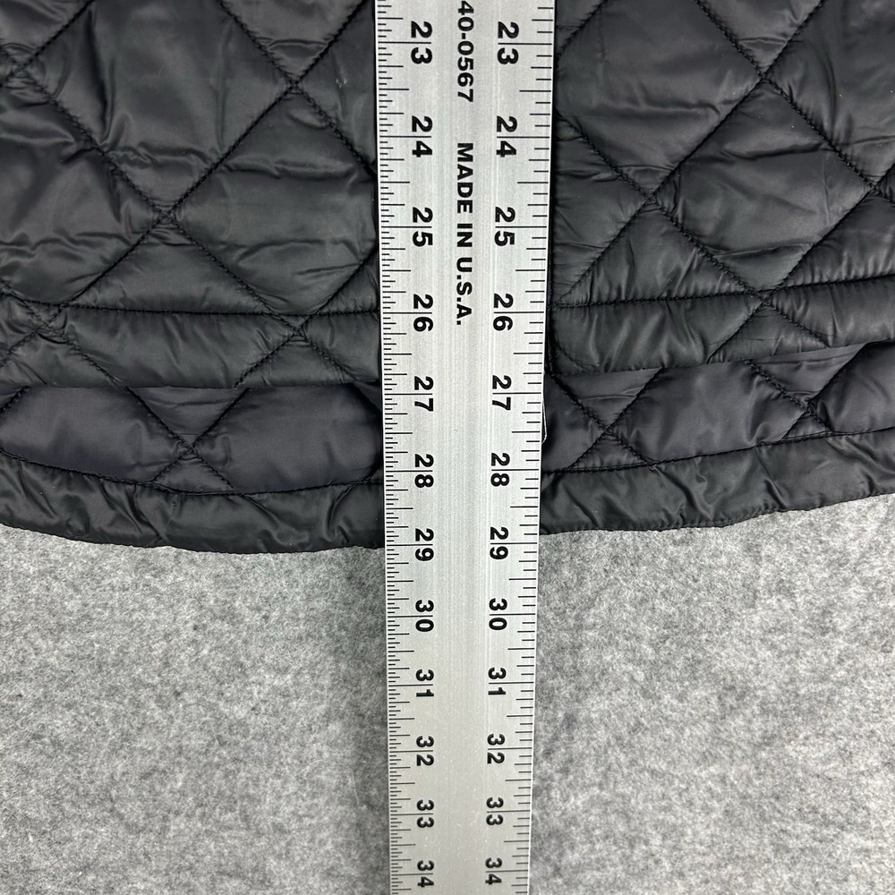 Athleta Whisper Featherless Women's Medium Puffer Vest Full Zip Black Quilted - Picture 5 of 12